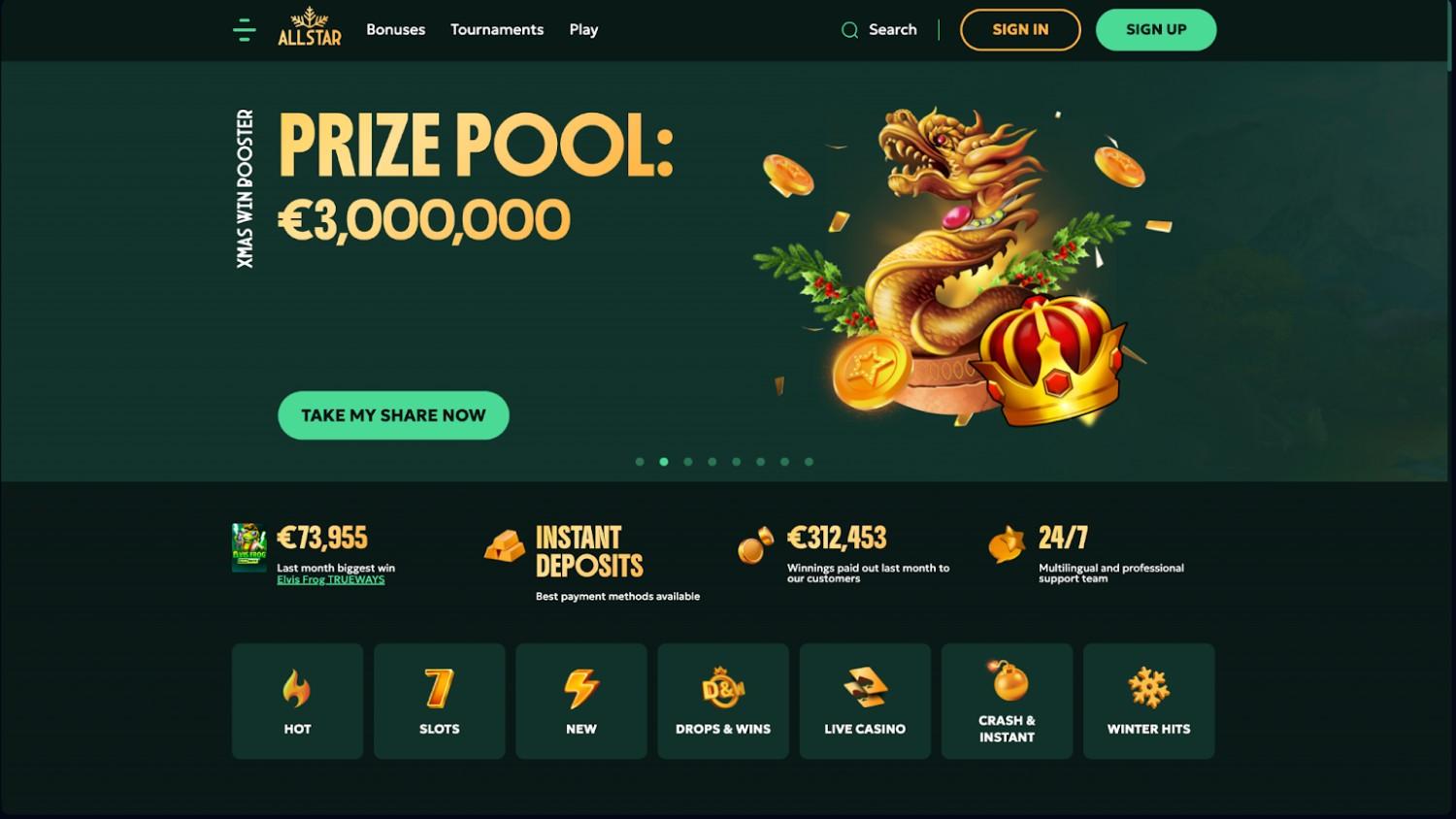 All Star casino strona internetowa