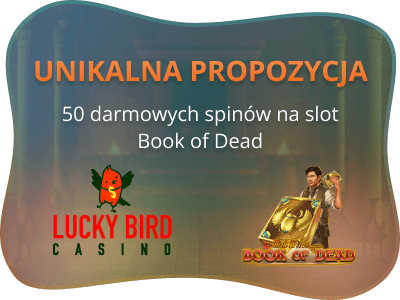 Bonus bez depozytu LuckyBird – 50 darmowych spinów!