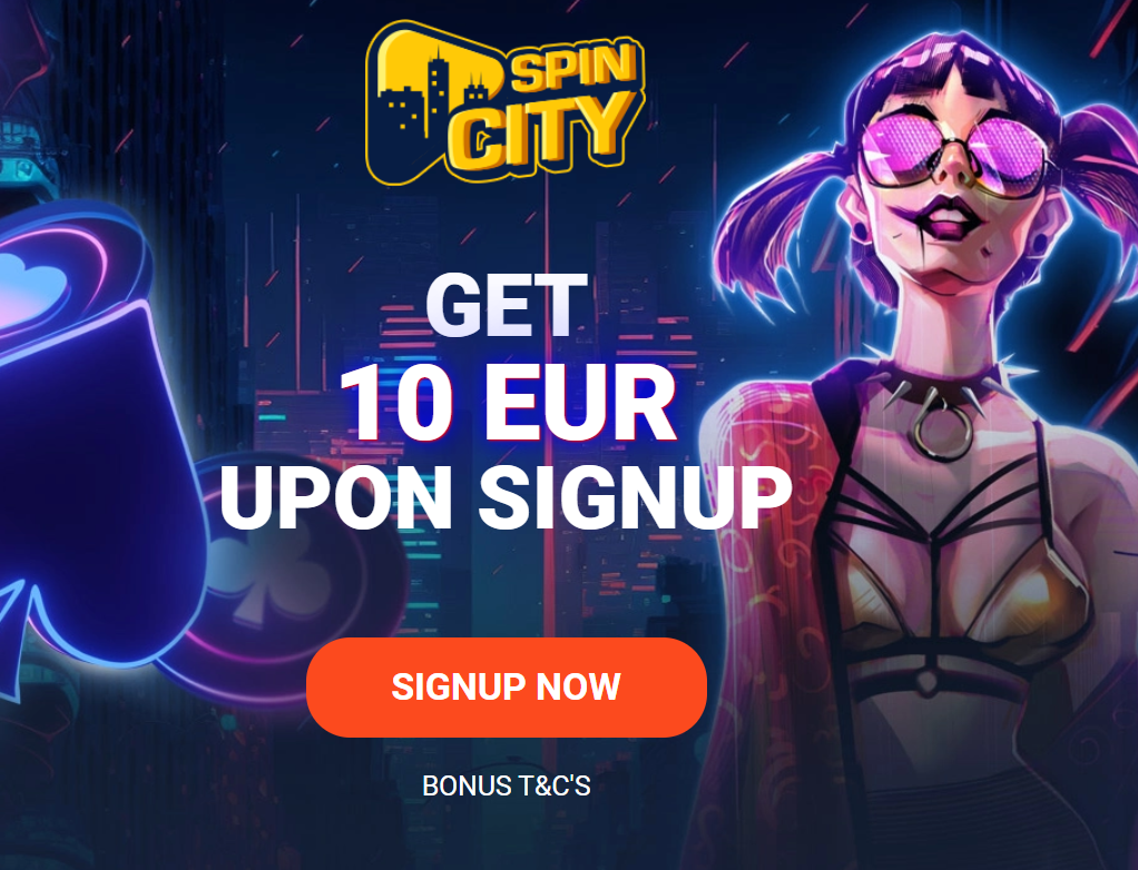 Spin City kasyno bonus