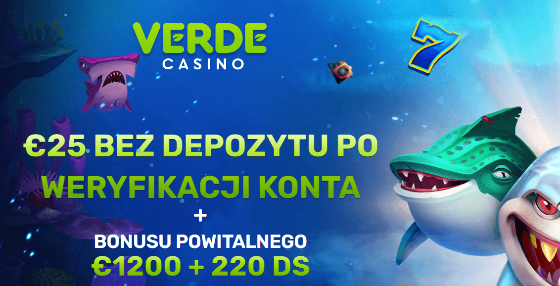 VerdeCasino - 100 zł bez depozytu