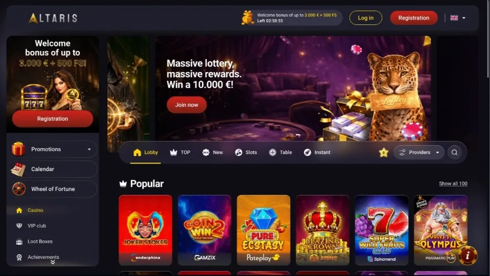 altaris casino strona