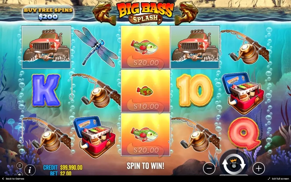 big bass splash slot