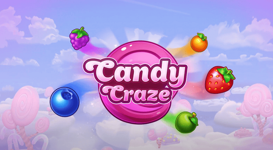 candy craze slot logo
