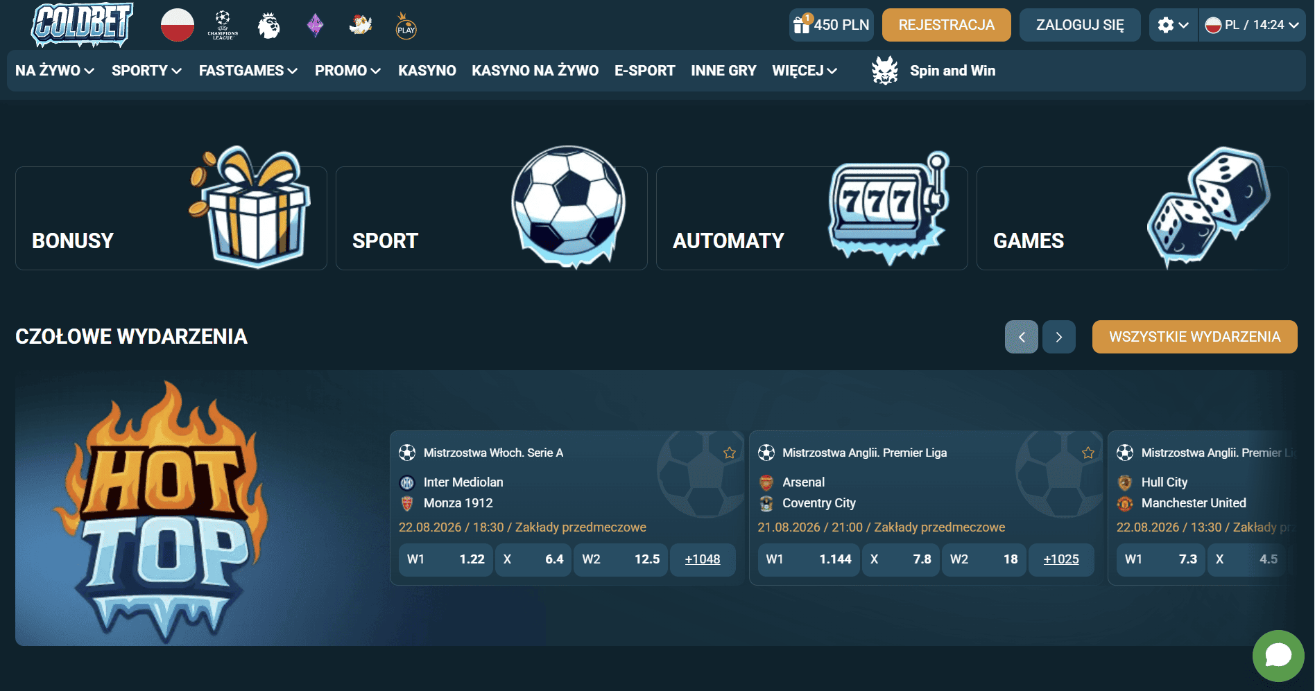 coldbet bonus bez depozytu