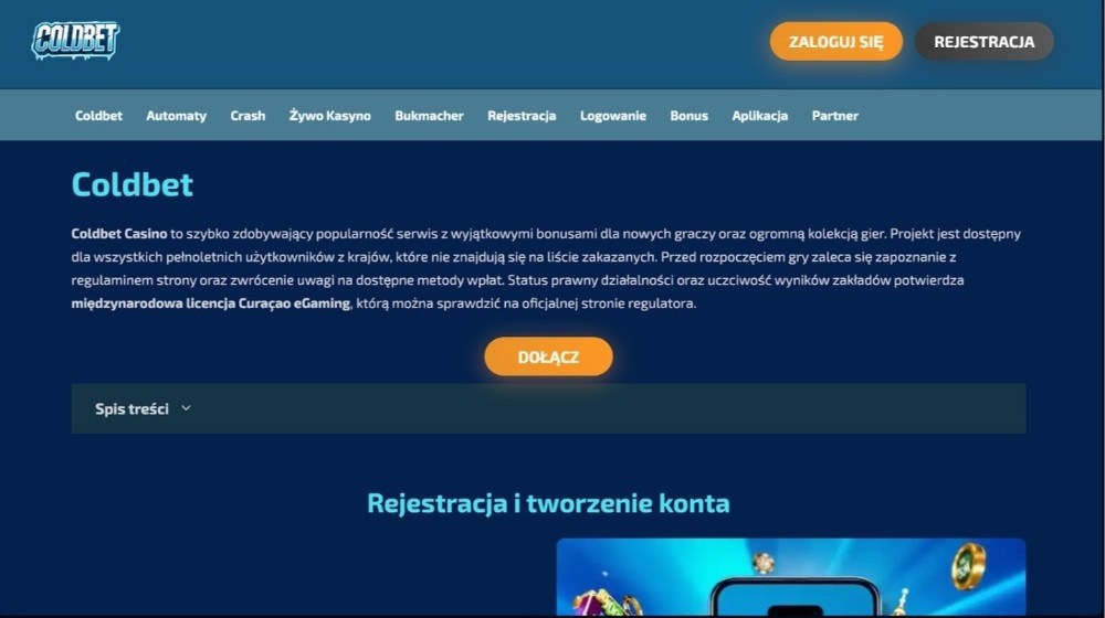 coldbet casino strona