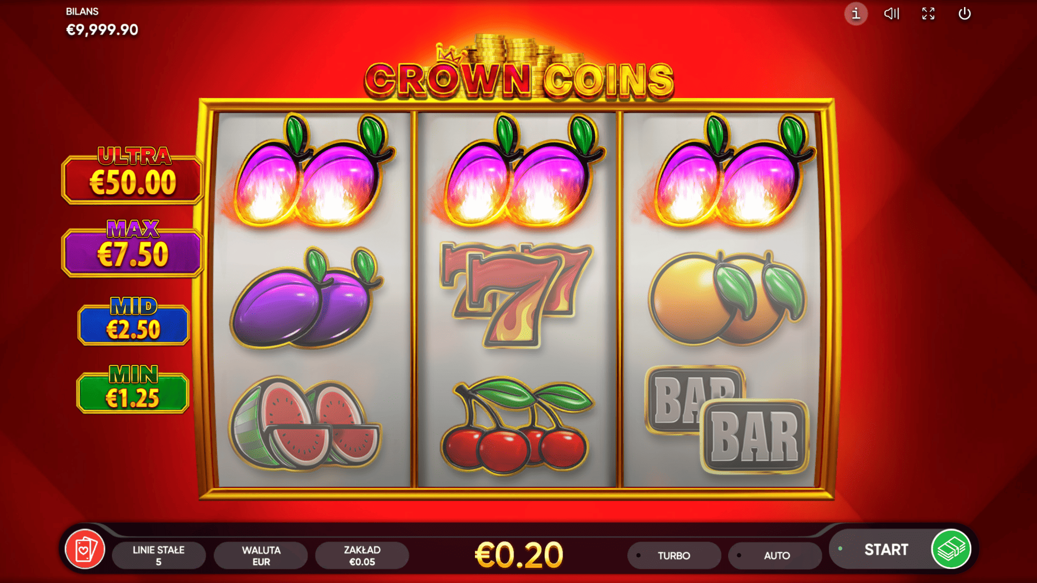crown coins kluczowe funkcje slotu