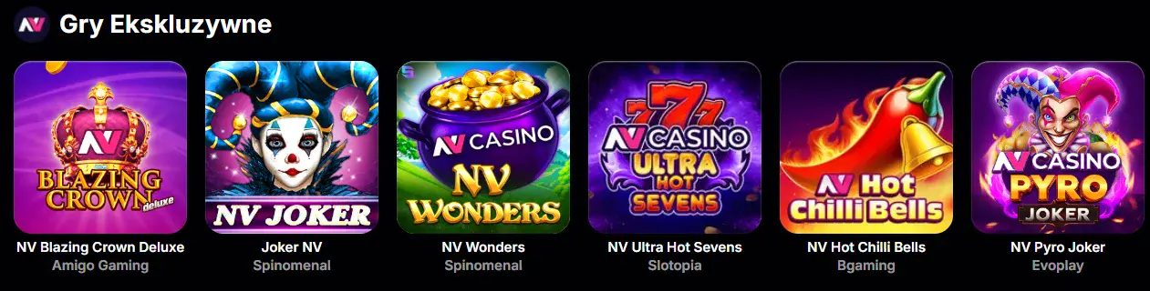 ekskluzywne automaty od kasyno