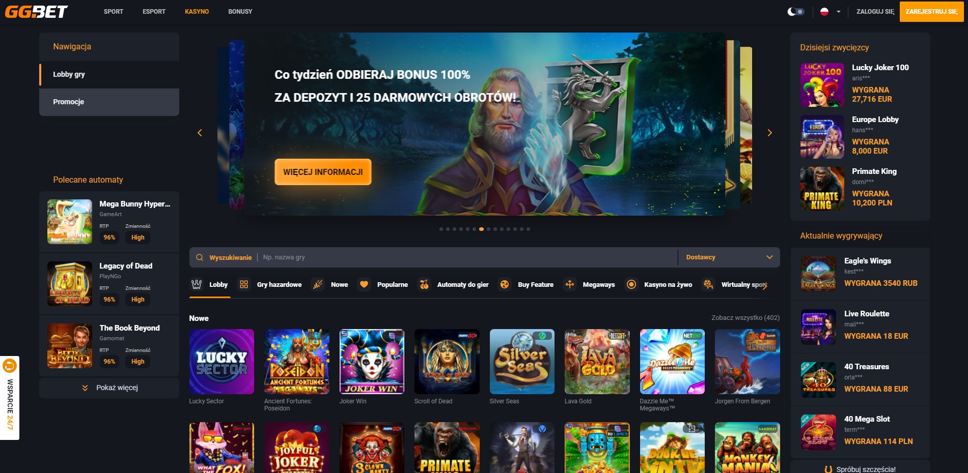 W nitro casino są duże pieniądze