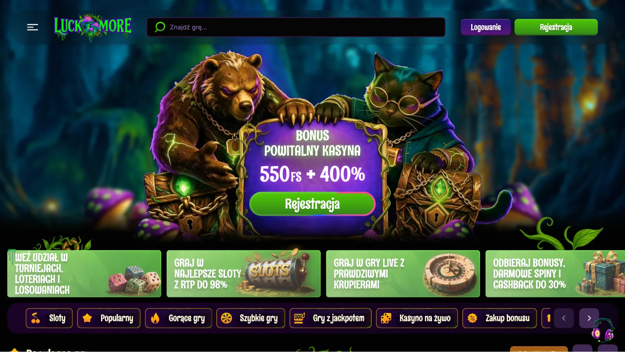 luckmore casino strona glowna