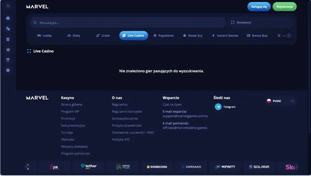 marvel casino gry live casino