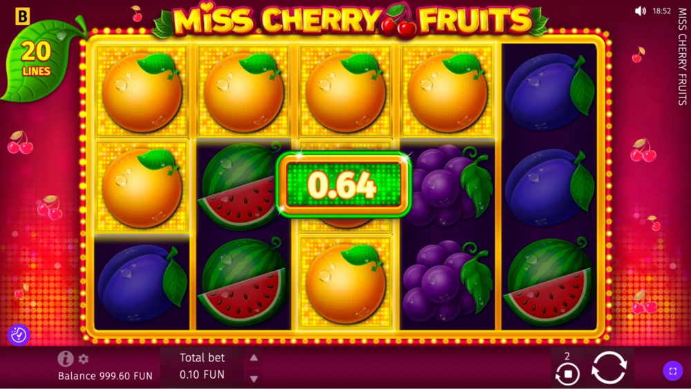 miss cherry fruits kings game no deposit bonus