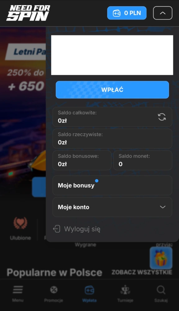 need for spin moje bonusy