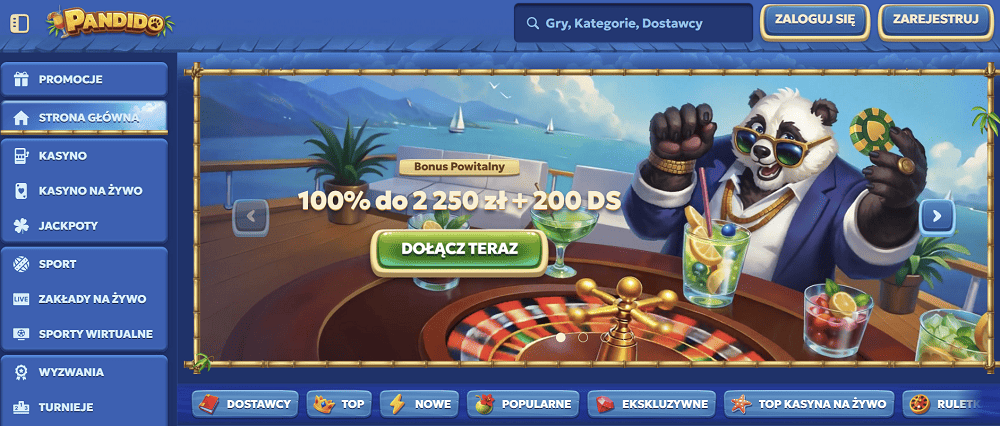 pandido-casino-strona-glowna