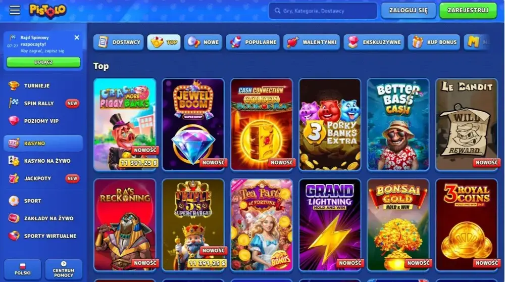 pistolo casino automaty do gier