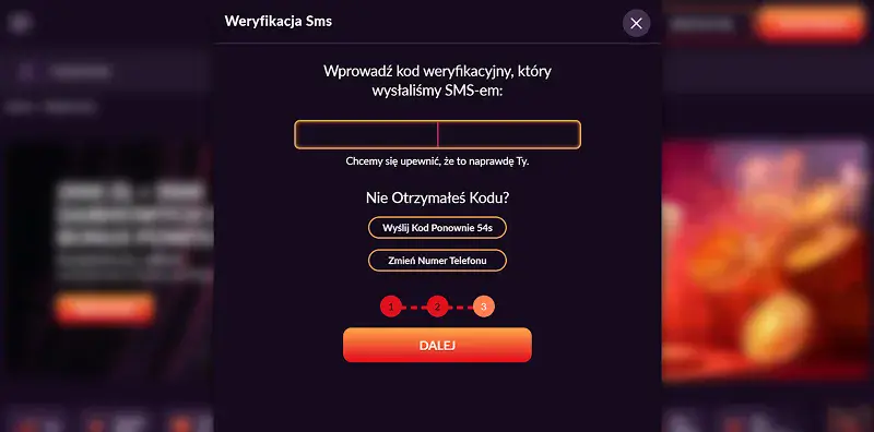 potwierdzenie numeru telefonu fireball casino