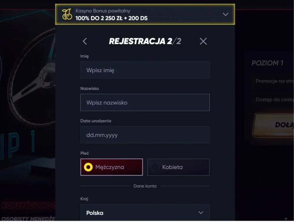 quickwin casino rejestracja 2