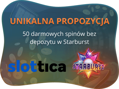 Bonus bez depozytu Slottica – 50 darmowych spinów!