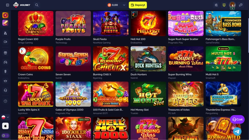 sloty w goldbet casino polska