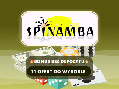 Wizualizacja bonusu bez depozytu Spinamba Casino