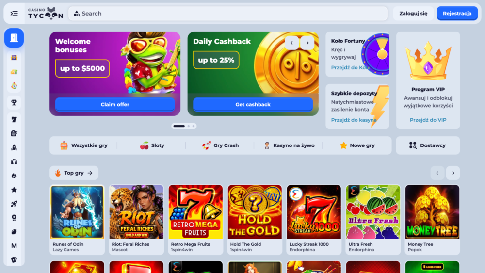tycoonwin casino strona glowna