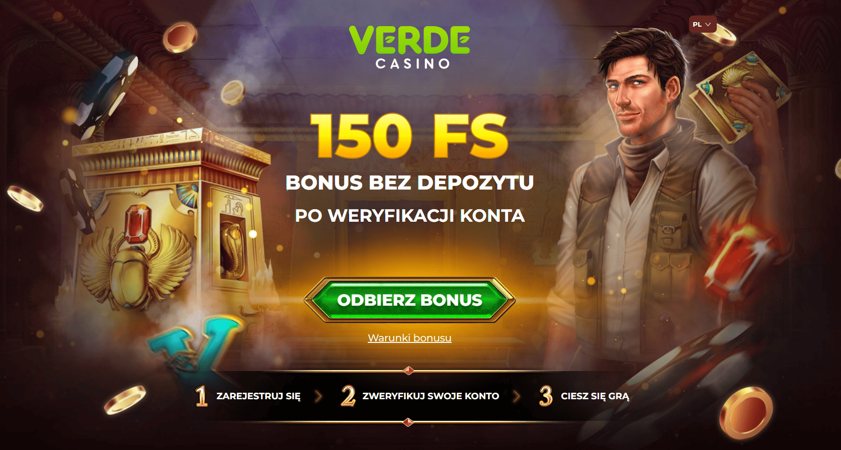 zgarnij w verde casino 150 darmowych spinow
