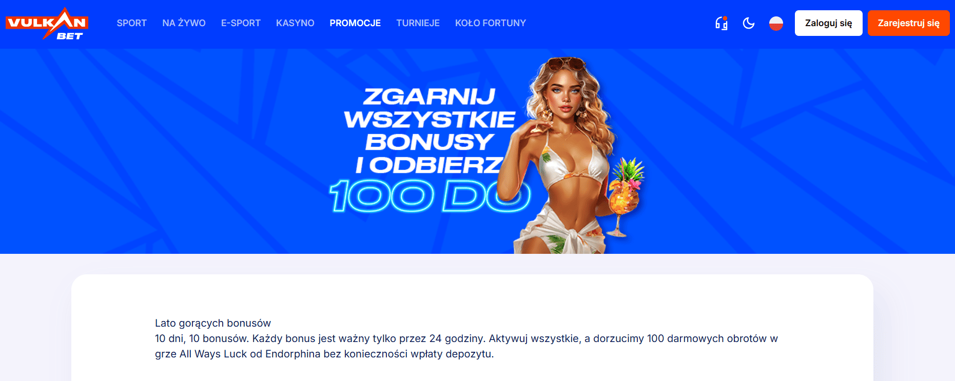 vulkanbet bonuses summer